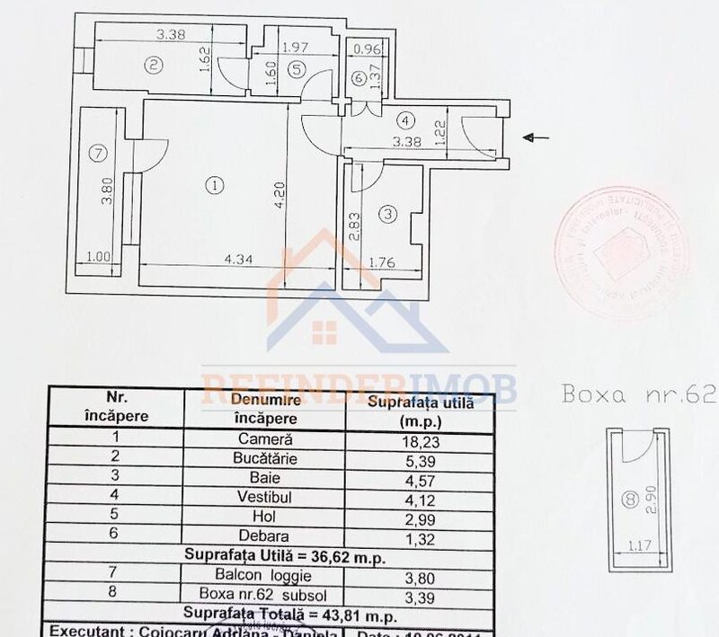 Piata Constitutiei -BD Unirii Garsoniera spatioasa mobilata si utilata